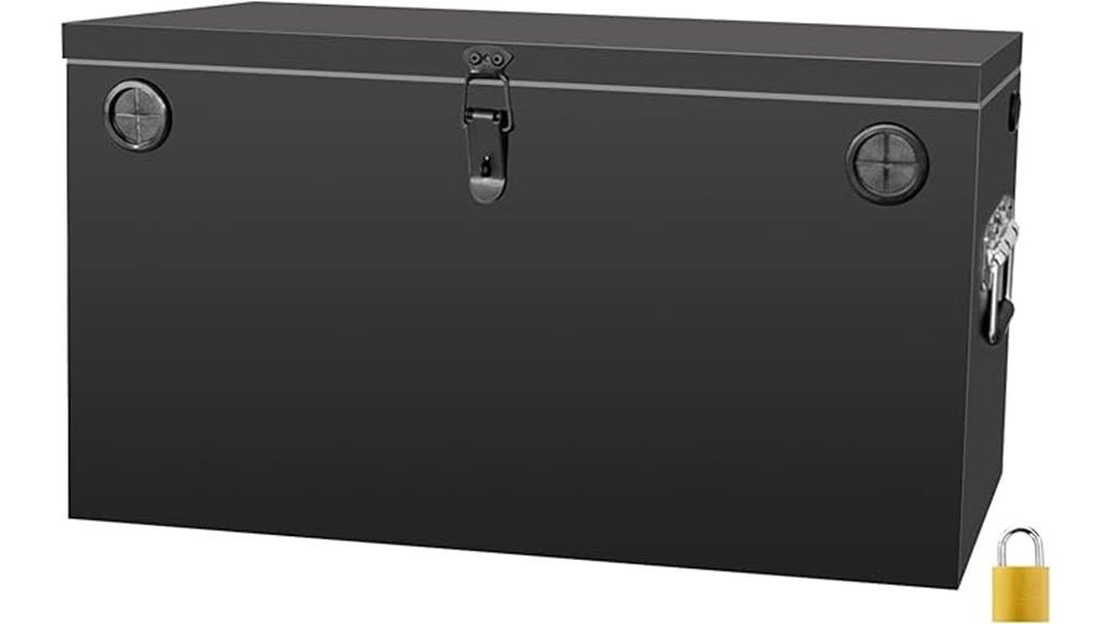 12 volt steel battery box