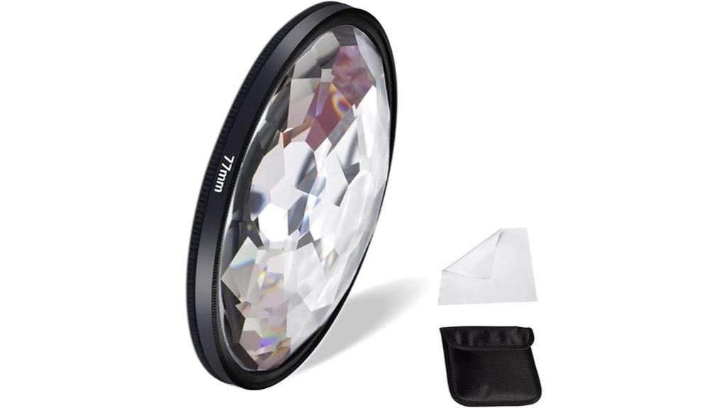 77mm kaleidoscope camera filter