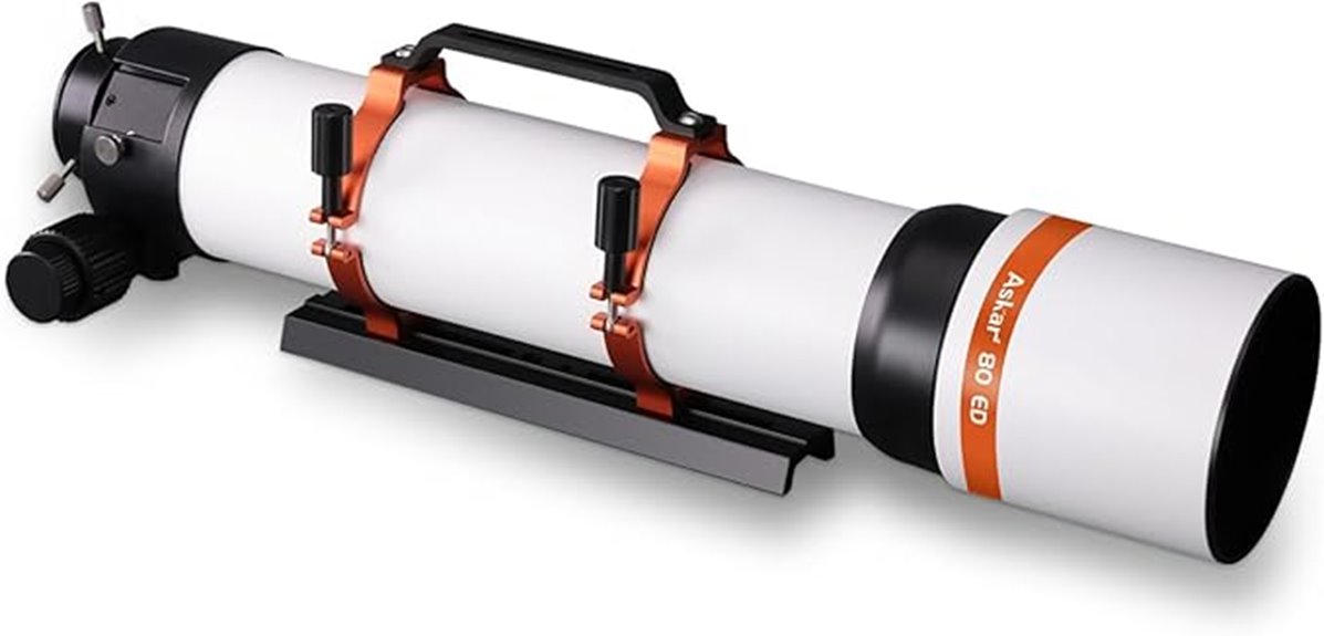 80mm ed refractor telescope