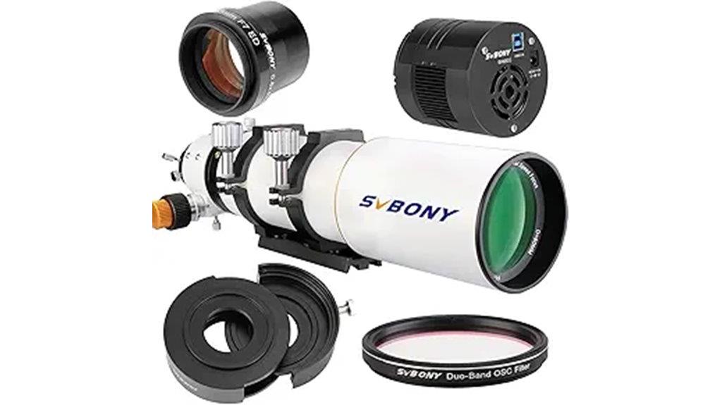80mm f7 telescope bundle