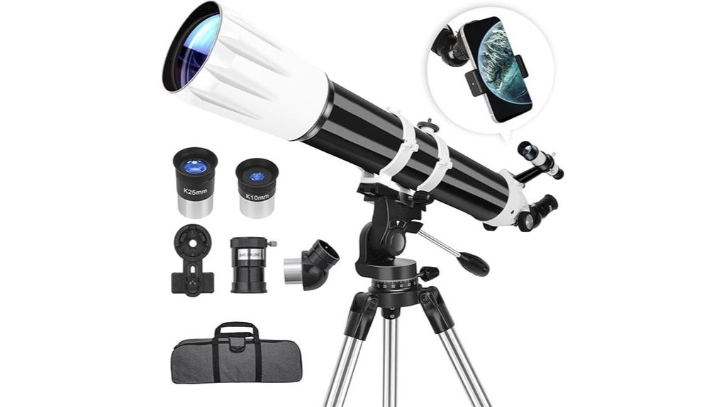90mm aperture refractor