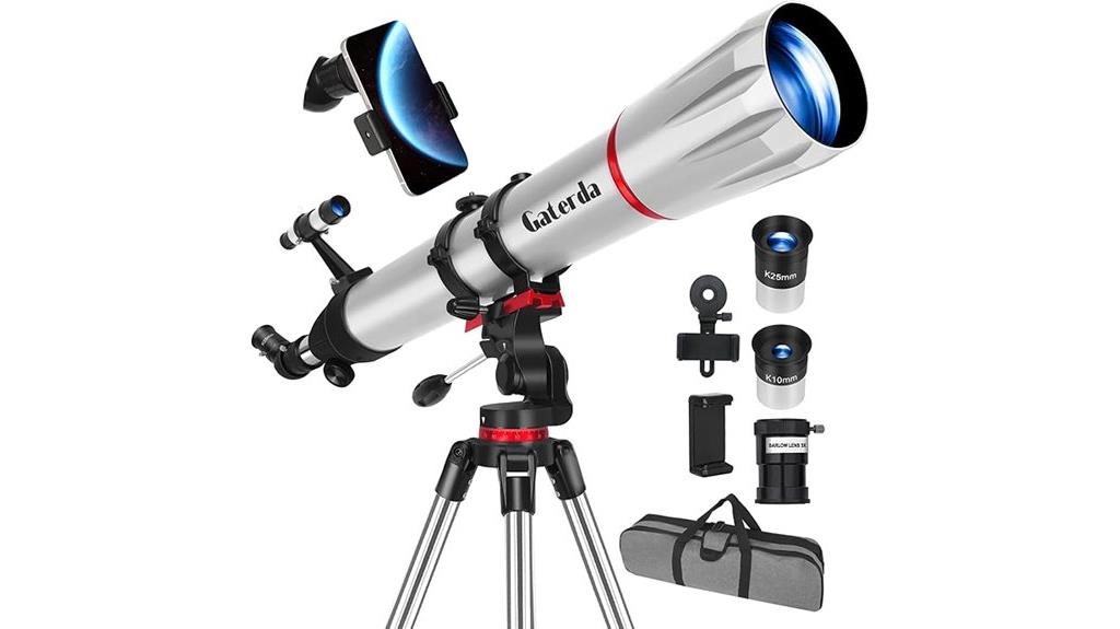 90mm aperture telescope kit