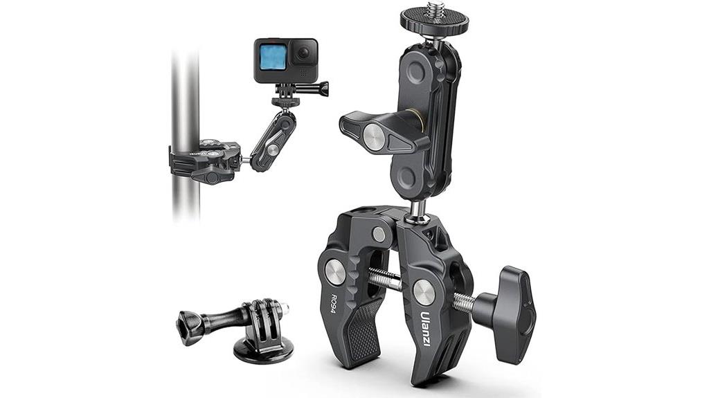 adjustable camera mount clamp