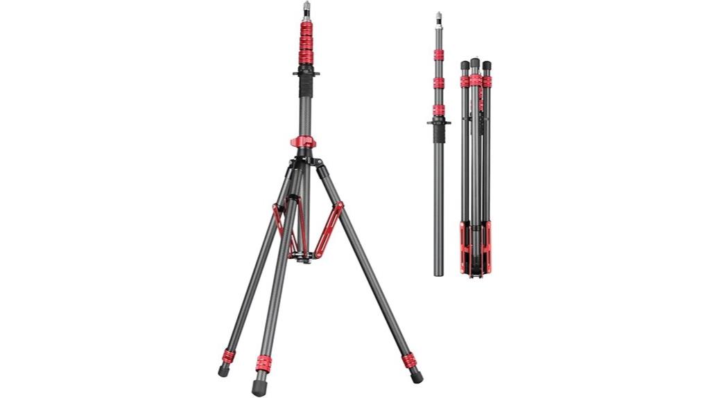 adjustable carbon fiber tripod