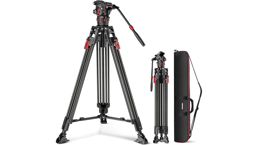 adjustable tripod with quick release
