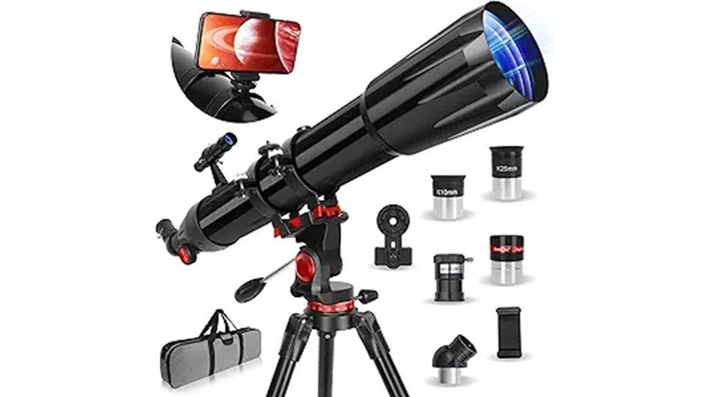 adult telescope 90mm aperture