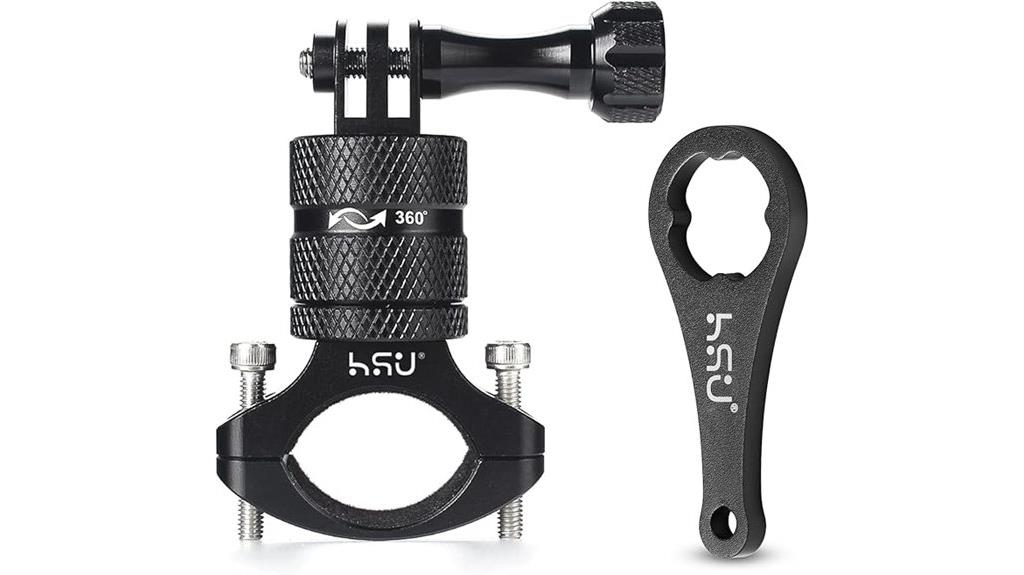 aluminum bike camera mount