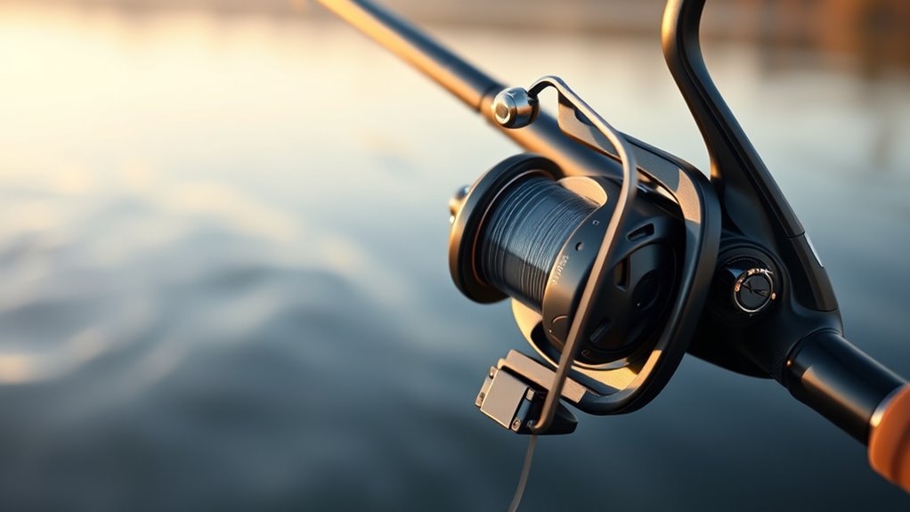 balance reel for smooth casting