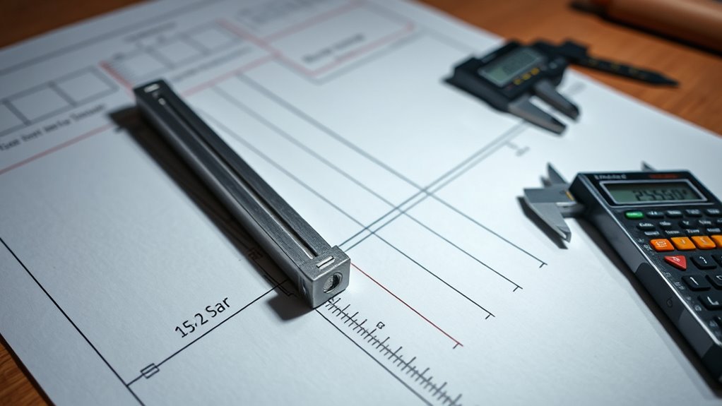 calculating inclined structural lengths