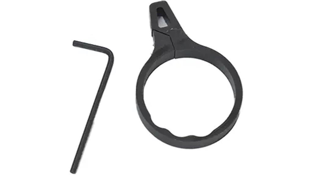 carbon fiber scope throw lever