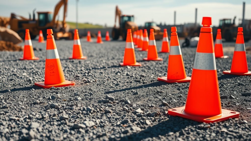 correct cone placement prevents accidents