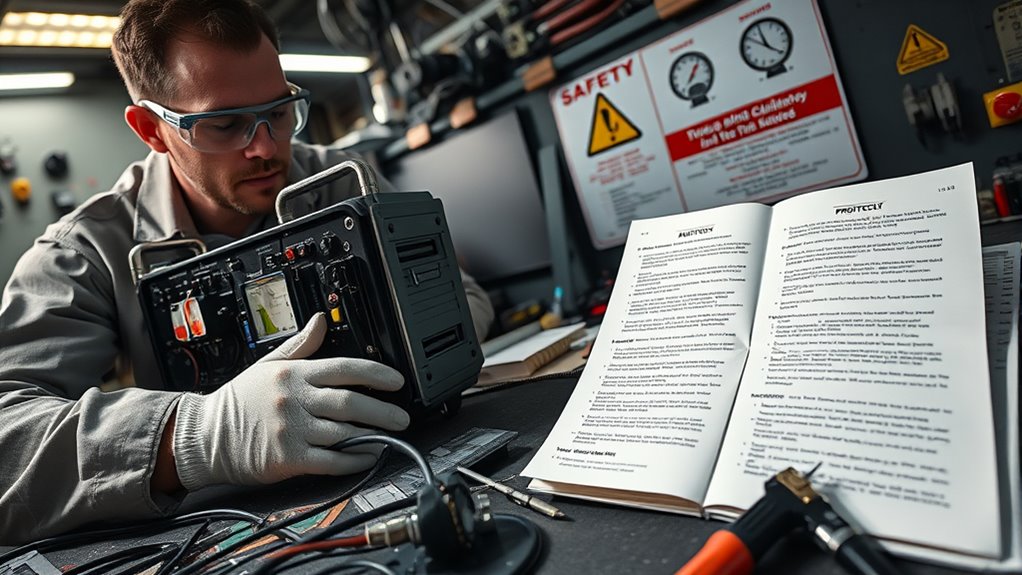 detailed troubleshooting and safety documentation