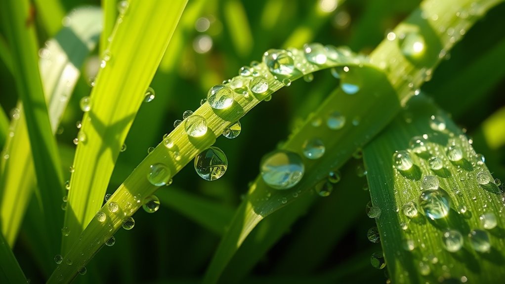 dew formation impacts plants