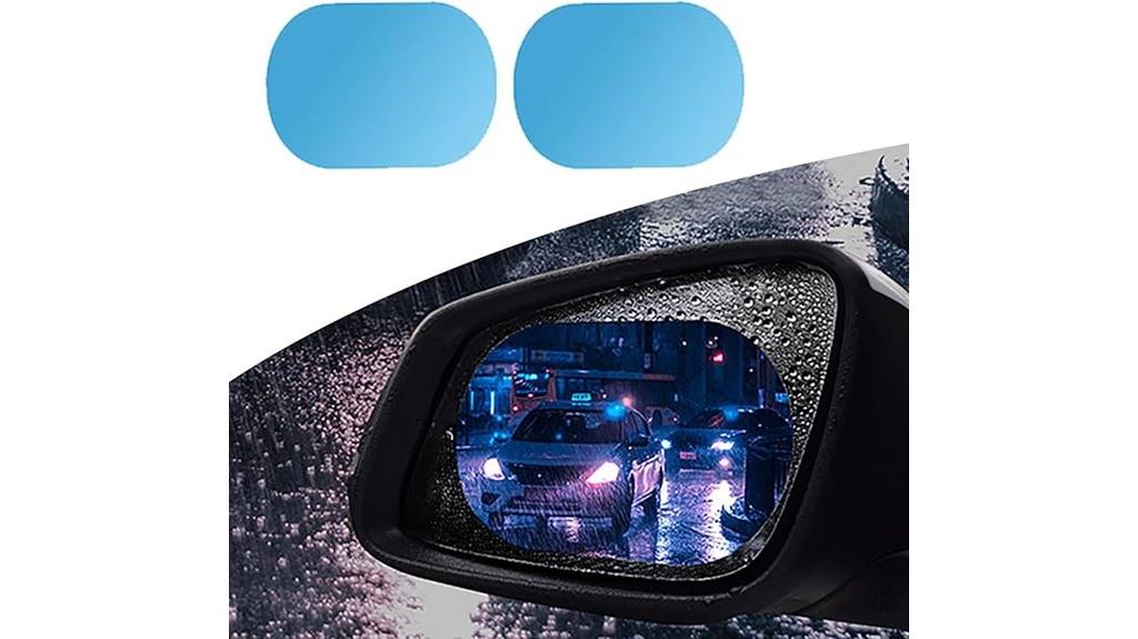 dual waterproof rear mirror films