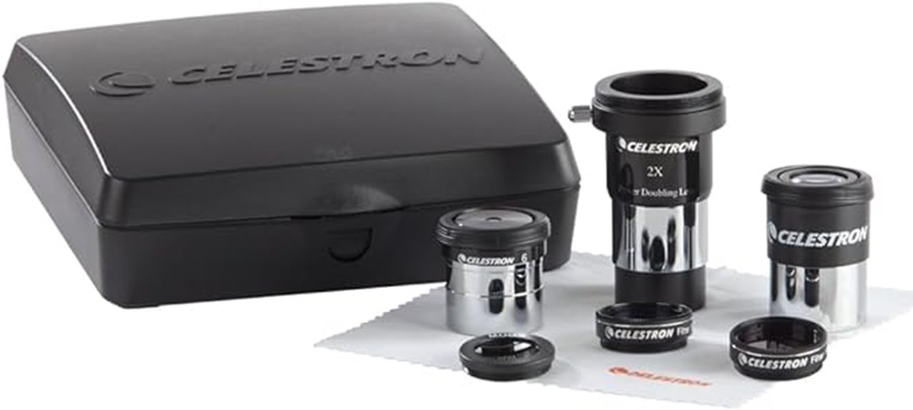 eight piece telescope accessory set