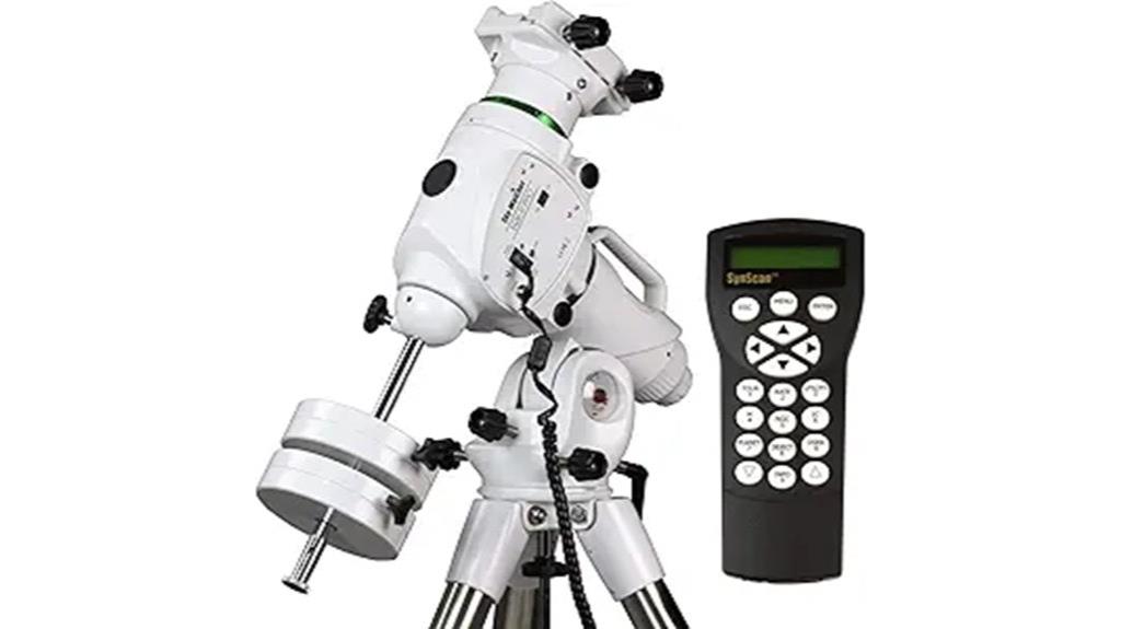 equatorial mount with computerized tracking