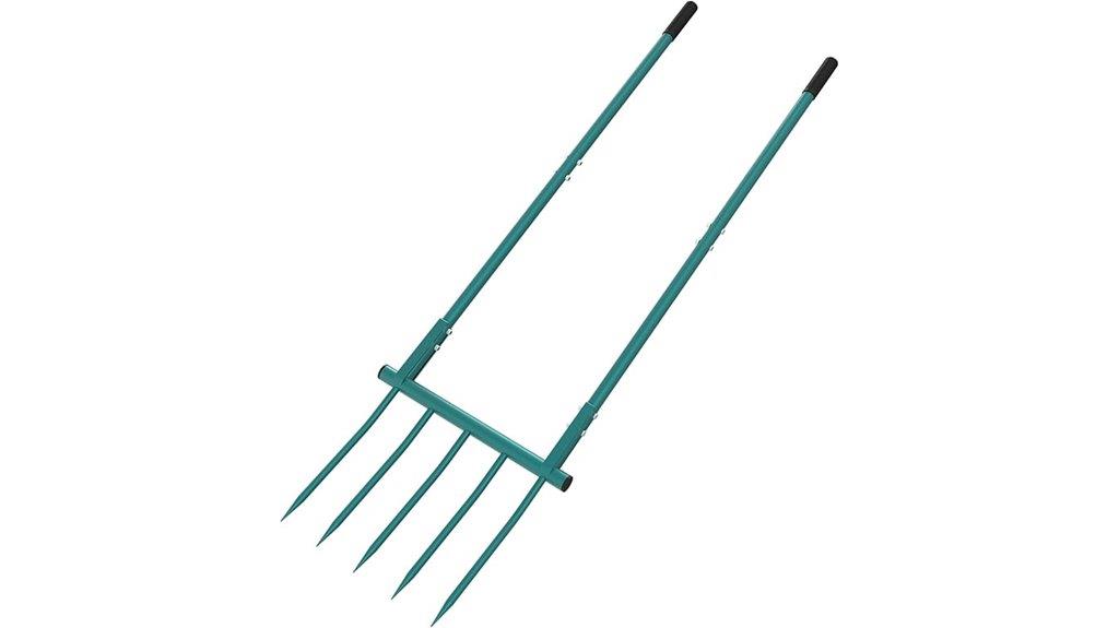 five tine garden fork