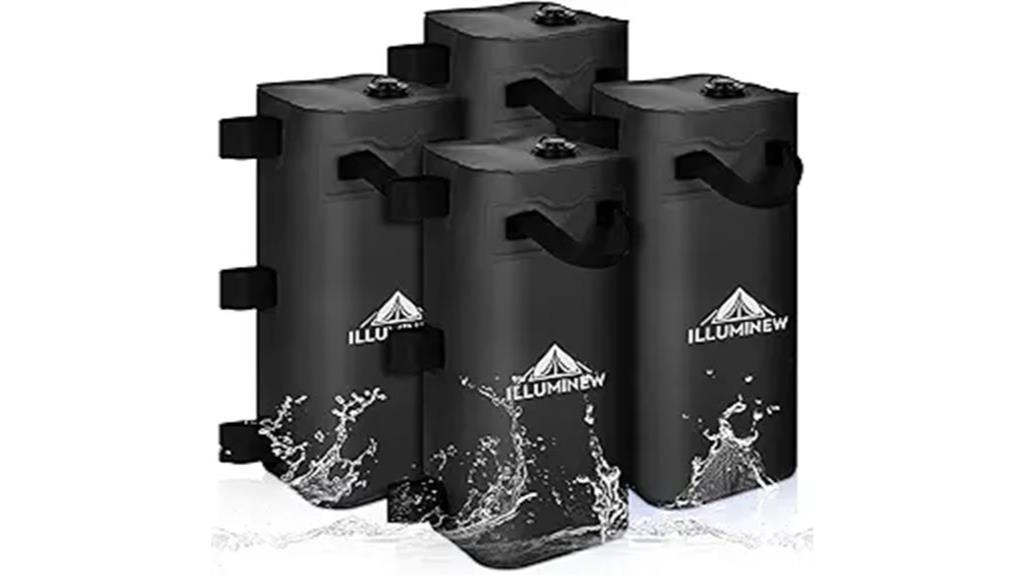four pack canopy water bags