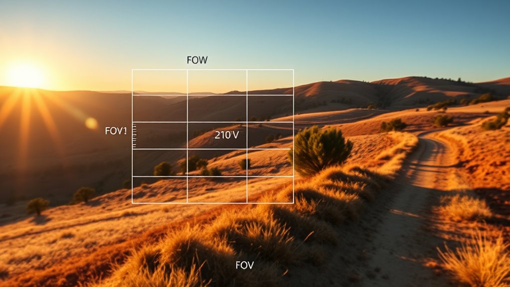fov calibration and distortion correction