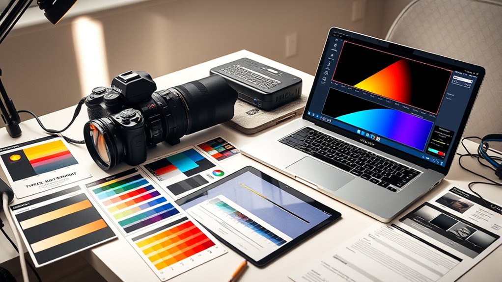 gradient correction color calibration