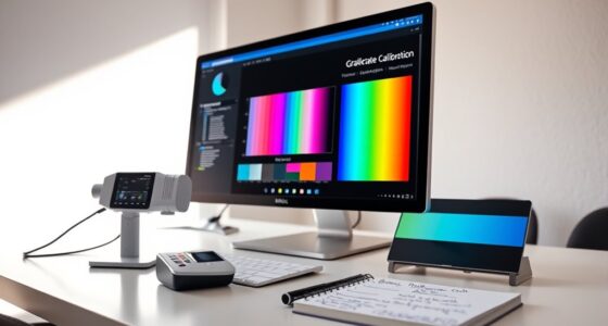 gradient removal color calibration