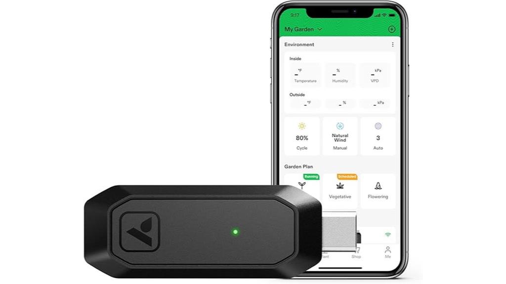 growhub controller for grow tent