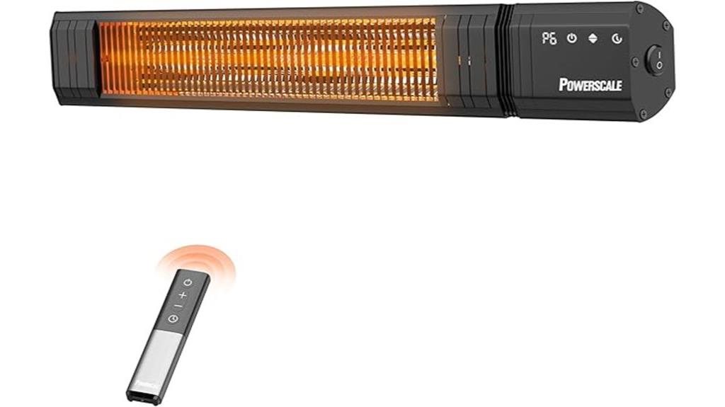 heater with remote timer