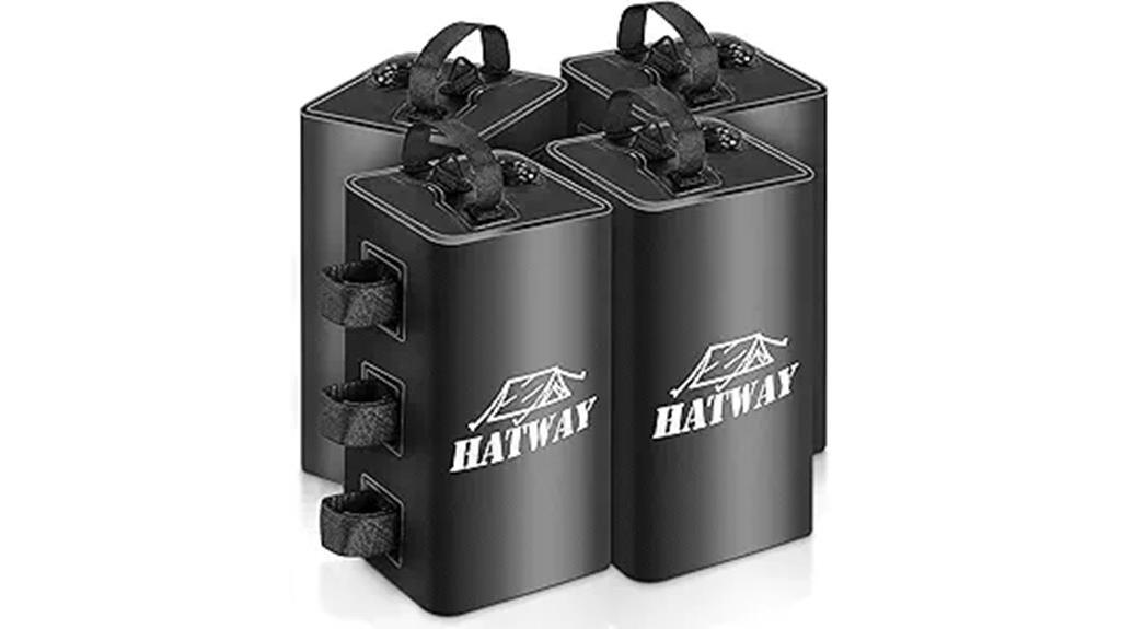 heavy water tent weights