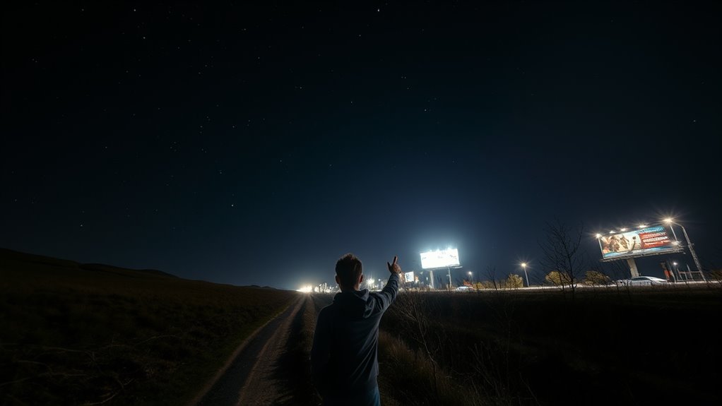 identify outdoor lighting sources