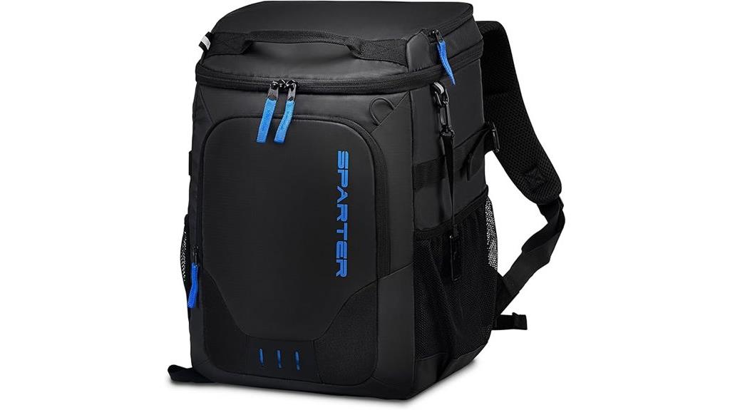 insulated backpack cooler compartments