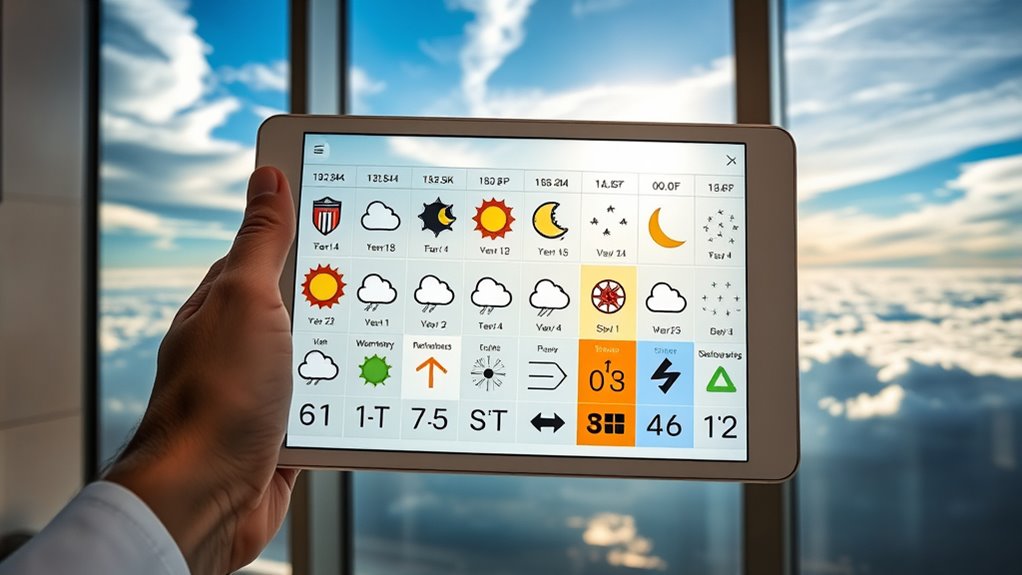 learn weather symbol meanings