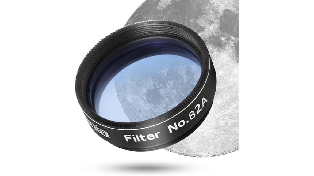 light blue telescope filter