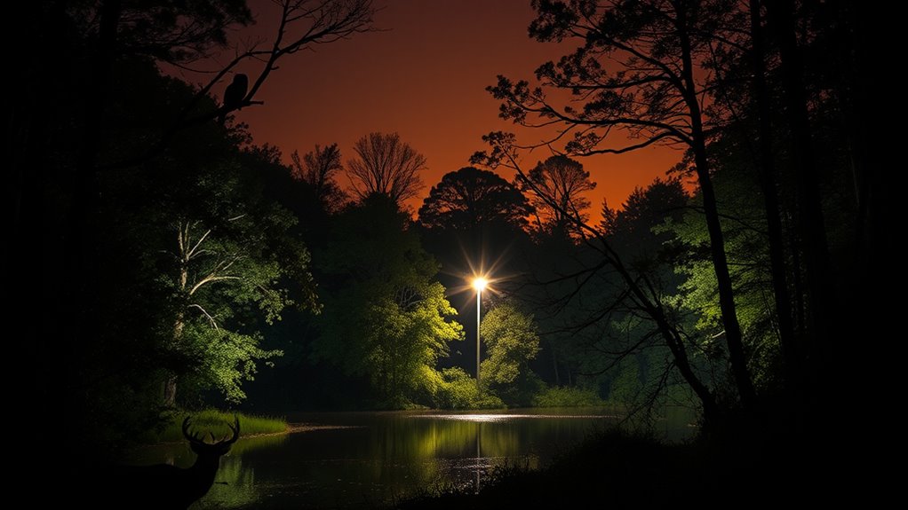 light pollution disrupts wildlife migration