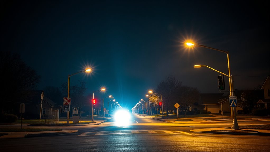 light pollution impairs safety signals