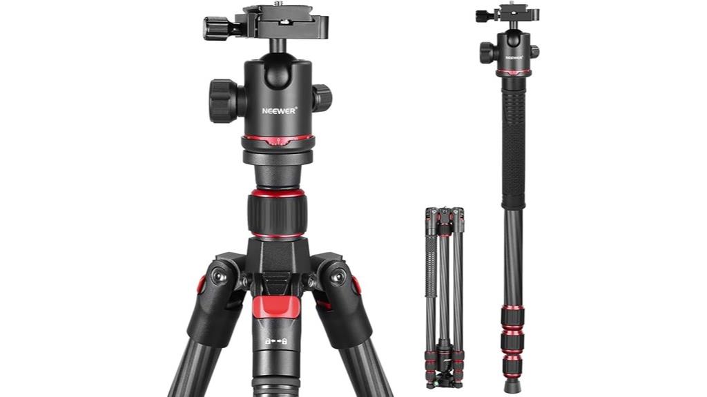 lightweight carbon fiber tripod