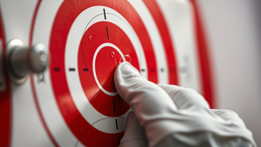 maintain targets with cleaning