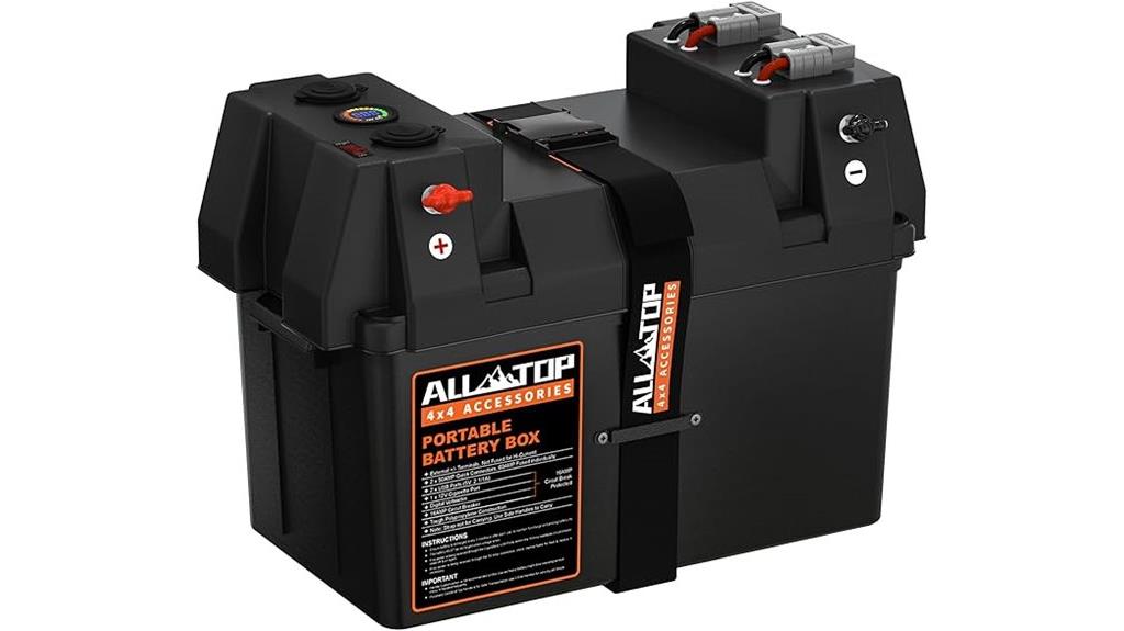 marine 12v battery box