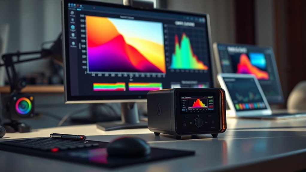 monitor calibration for consistent colors