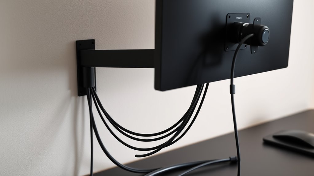 neatly organize and secure cables