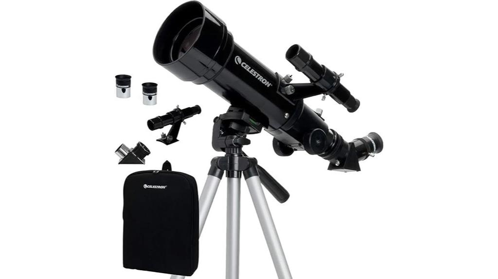 portable 70mm refractor telescope