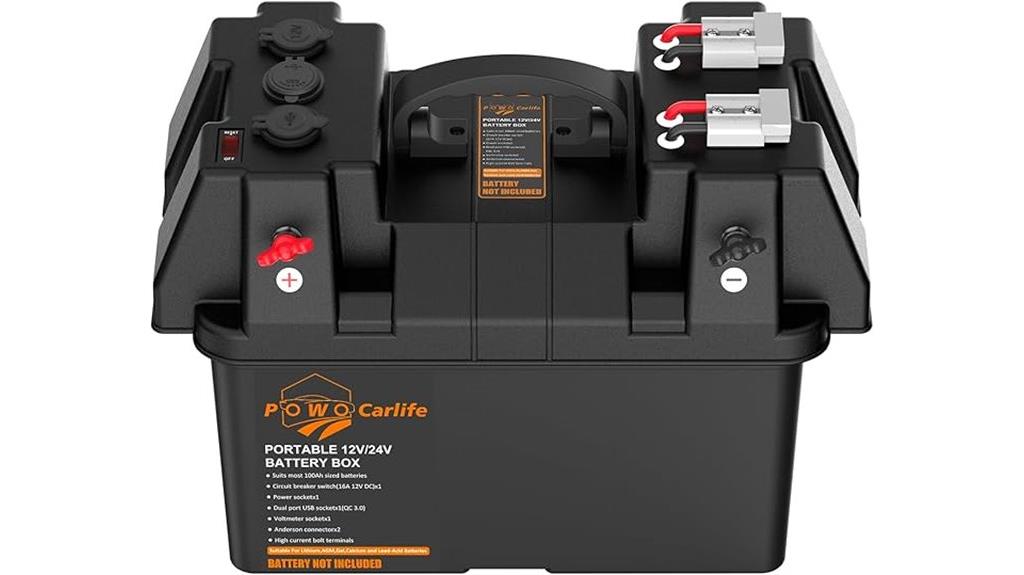 portable battery power hub