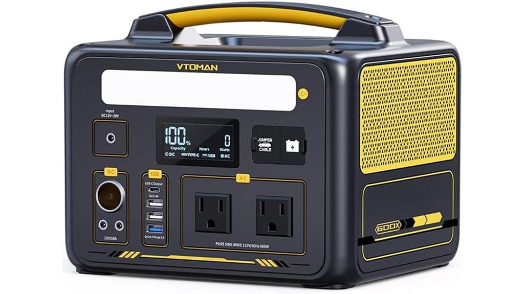portable jump starter power