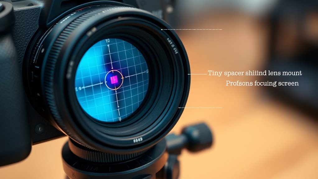 precise lens and sensor calibration