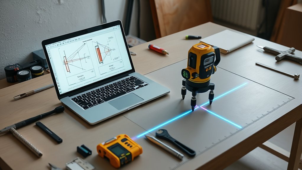 precise on site measurement setup