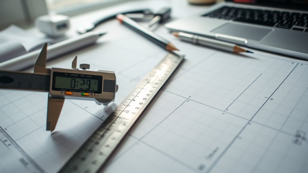 precise spacing and measurement