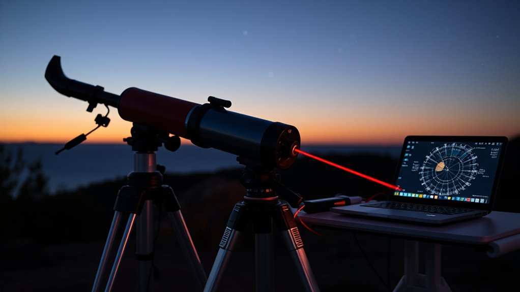 prepare equipment for precise alignment