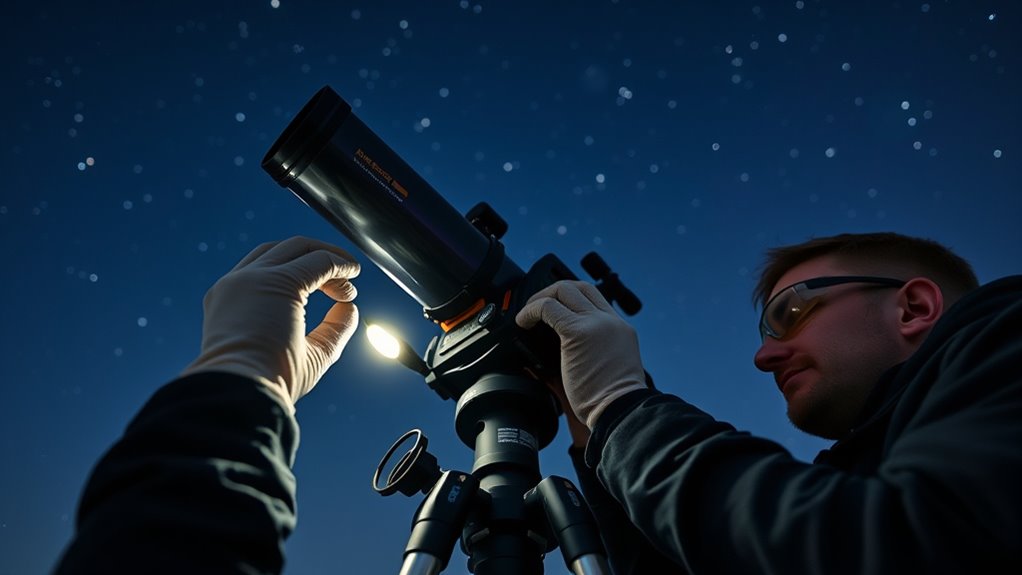 prepare equipment safely beforehand