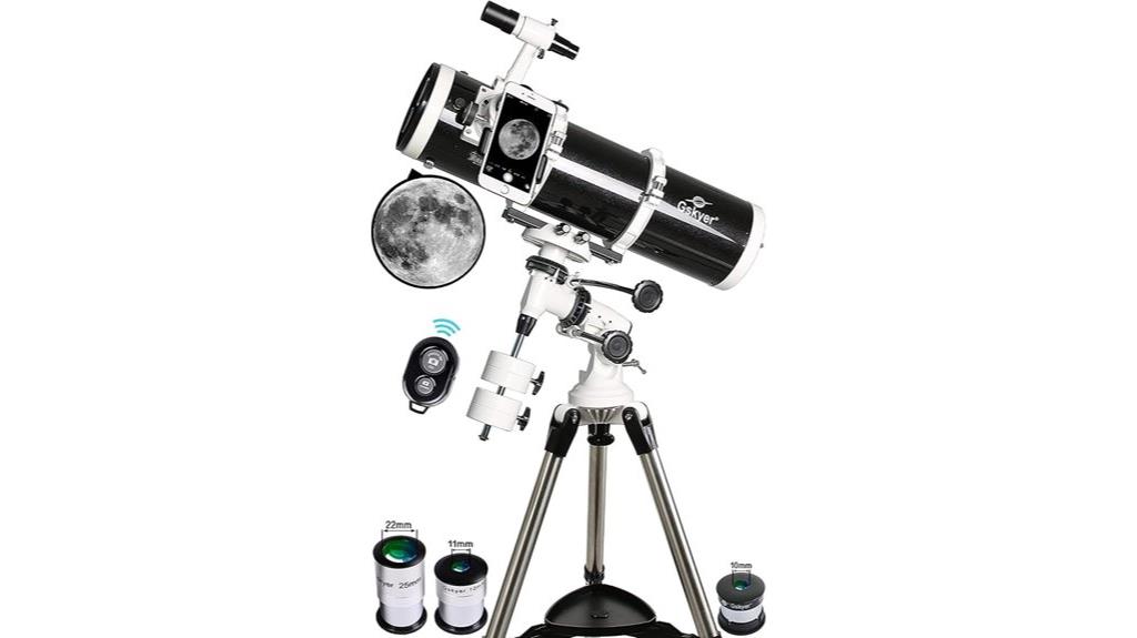 professional reflector telescope