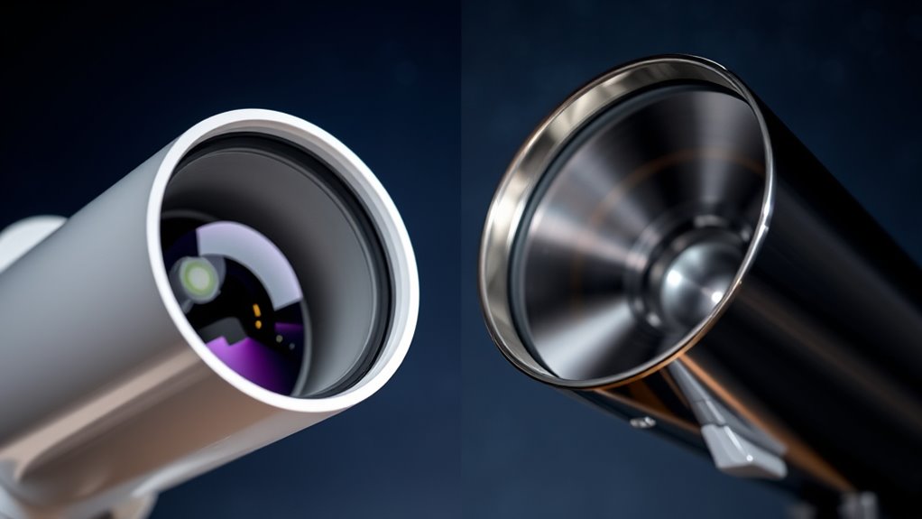 refractors offer sharper images