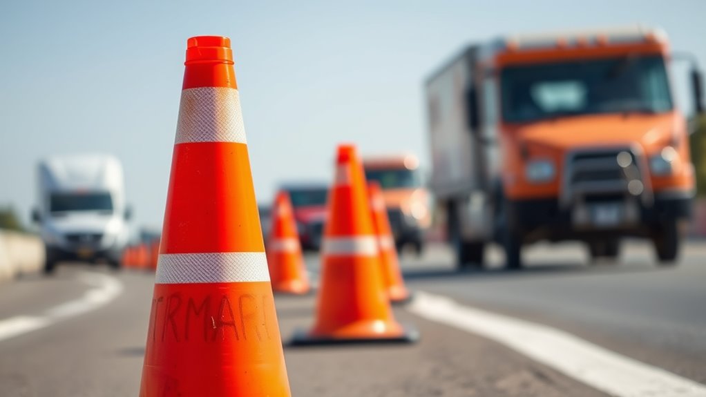 regular cone position monitoring